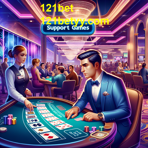 Descubra a Diversão dos Jogos de Suporte no 121bet